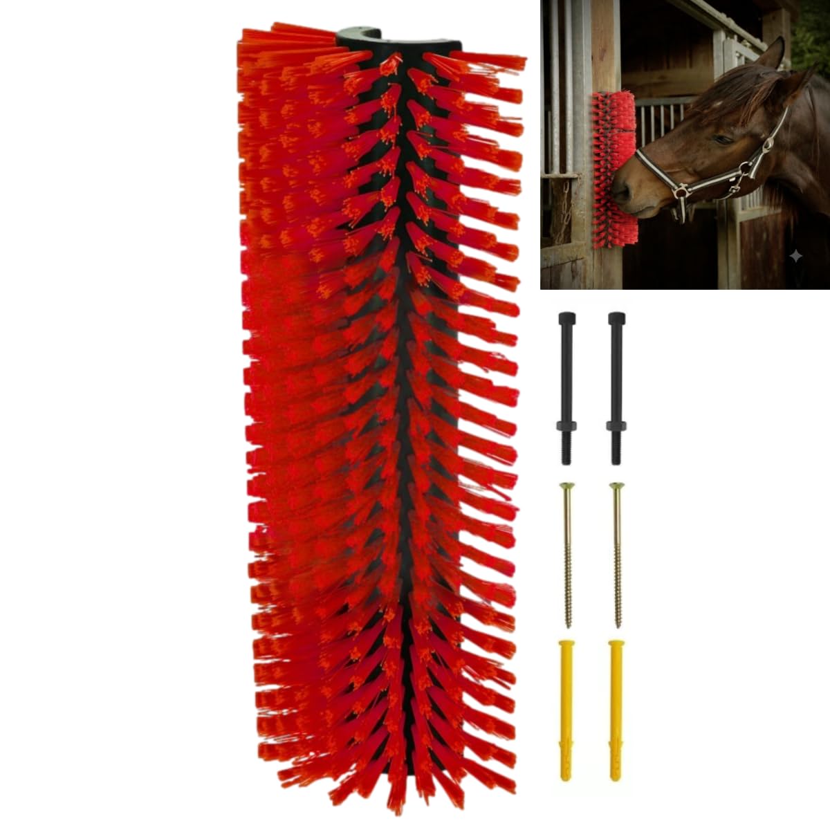 Spazzola universale per grattare, con setole in poliammide, 22 x 50 x 9 cm, motivo: pecora
