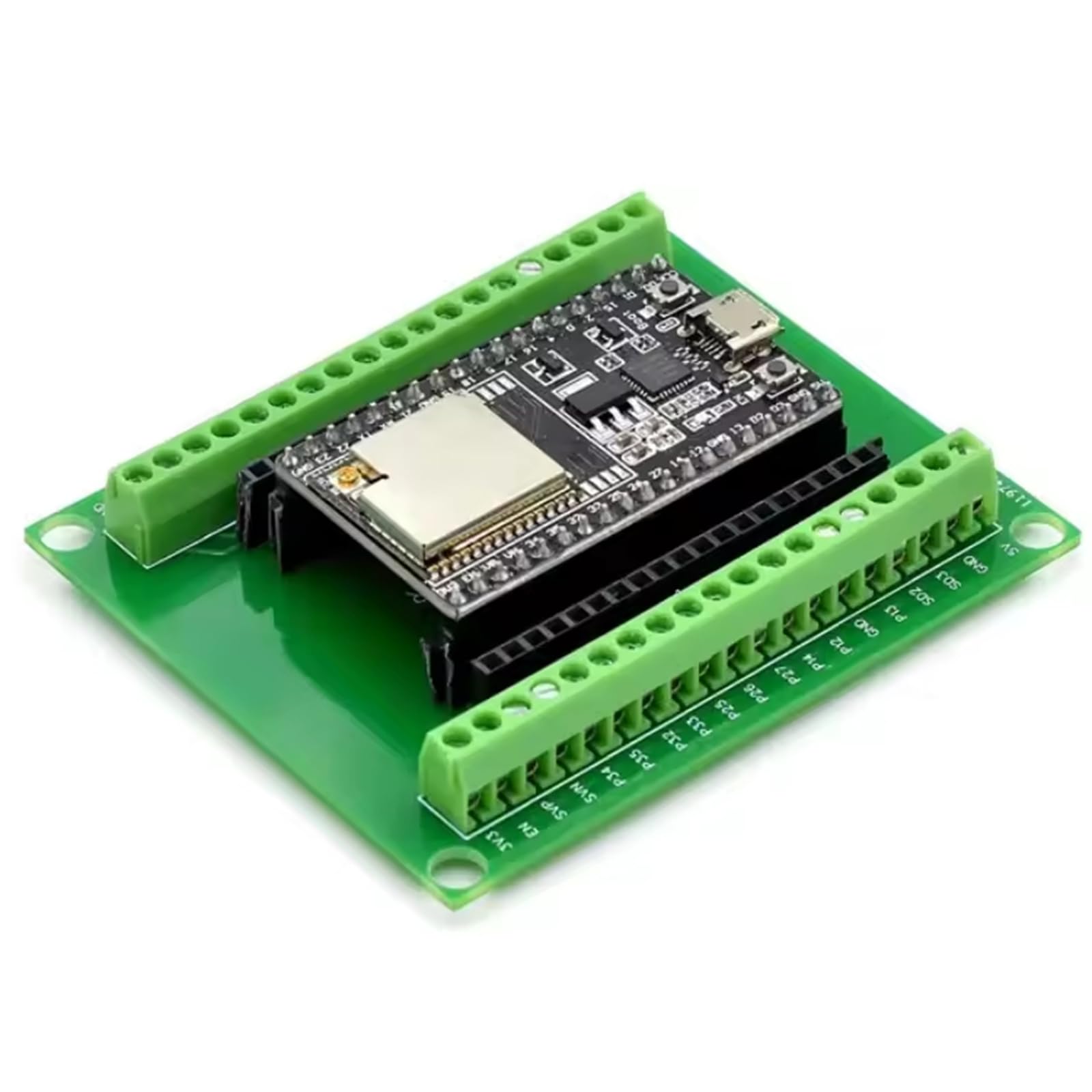 Produktbild von 3x ESP-32 GPIO Breakout Board 1-in-2 Für 38-Pin, 22,5mm Abstand – Für Entwicklung & IoT-Projekte