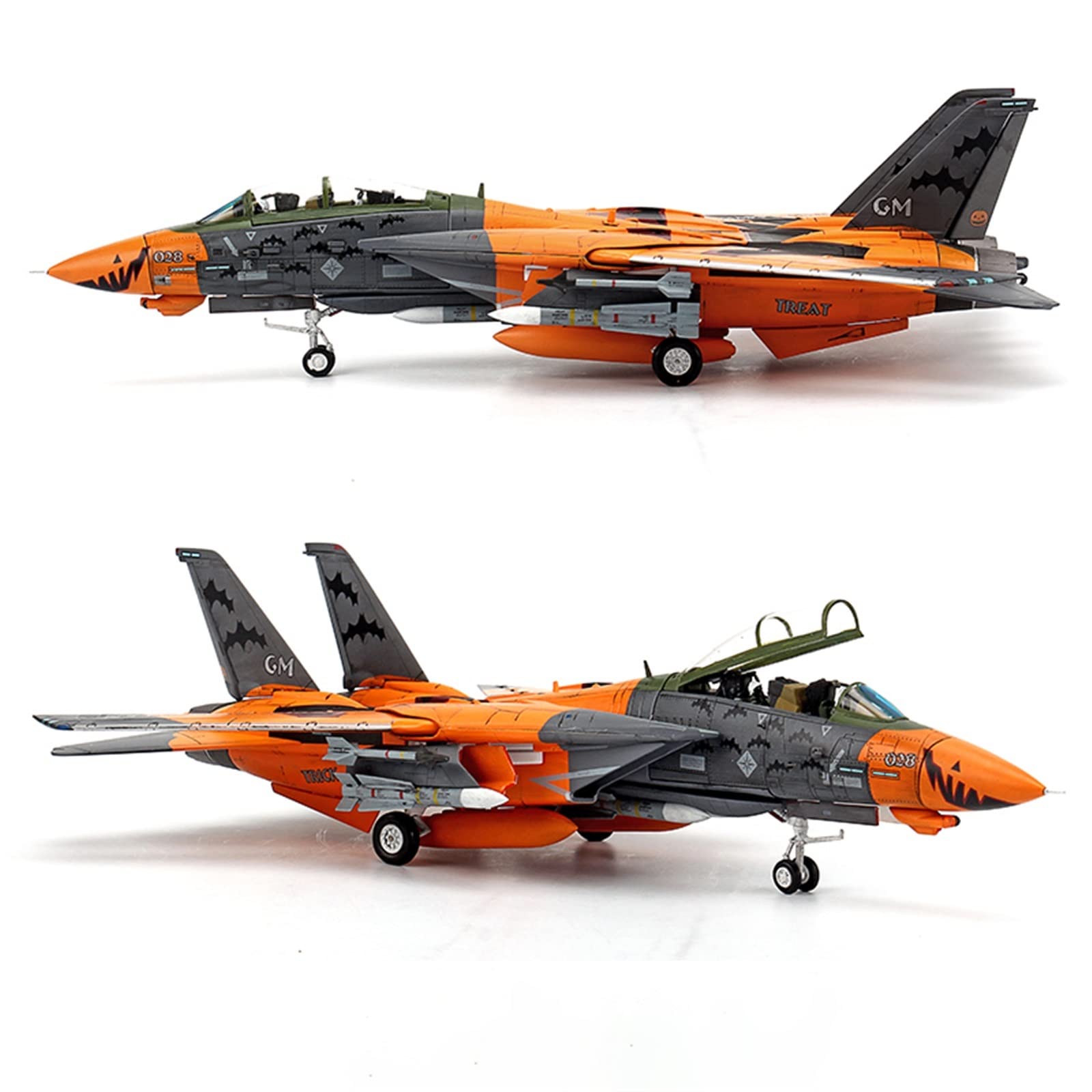 Amazon.co.jp: 模型飛行機 1 72 スケール F14d F-14 F14 Vf11 Tomcat