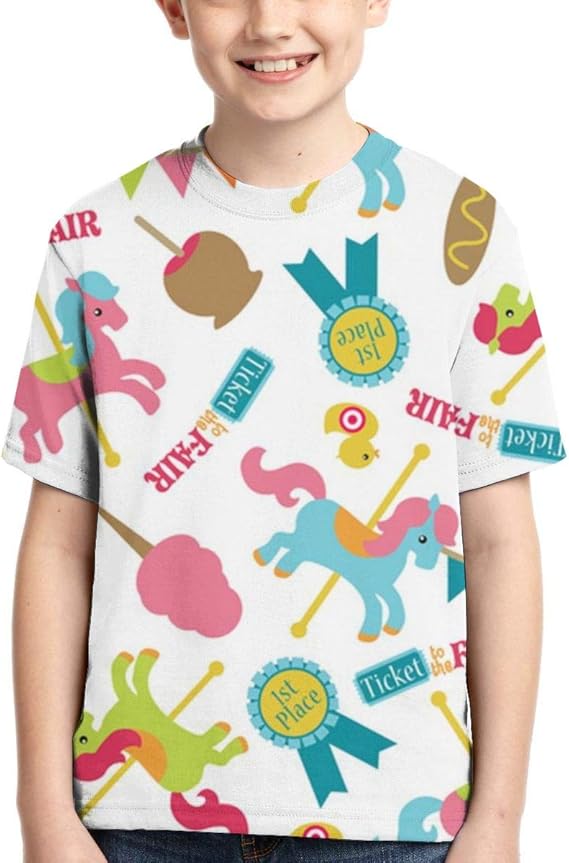 Boys TShirt Print Tee Youth Fashion Tops at The Fair Amazon.de Fashion