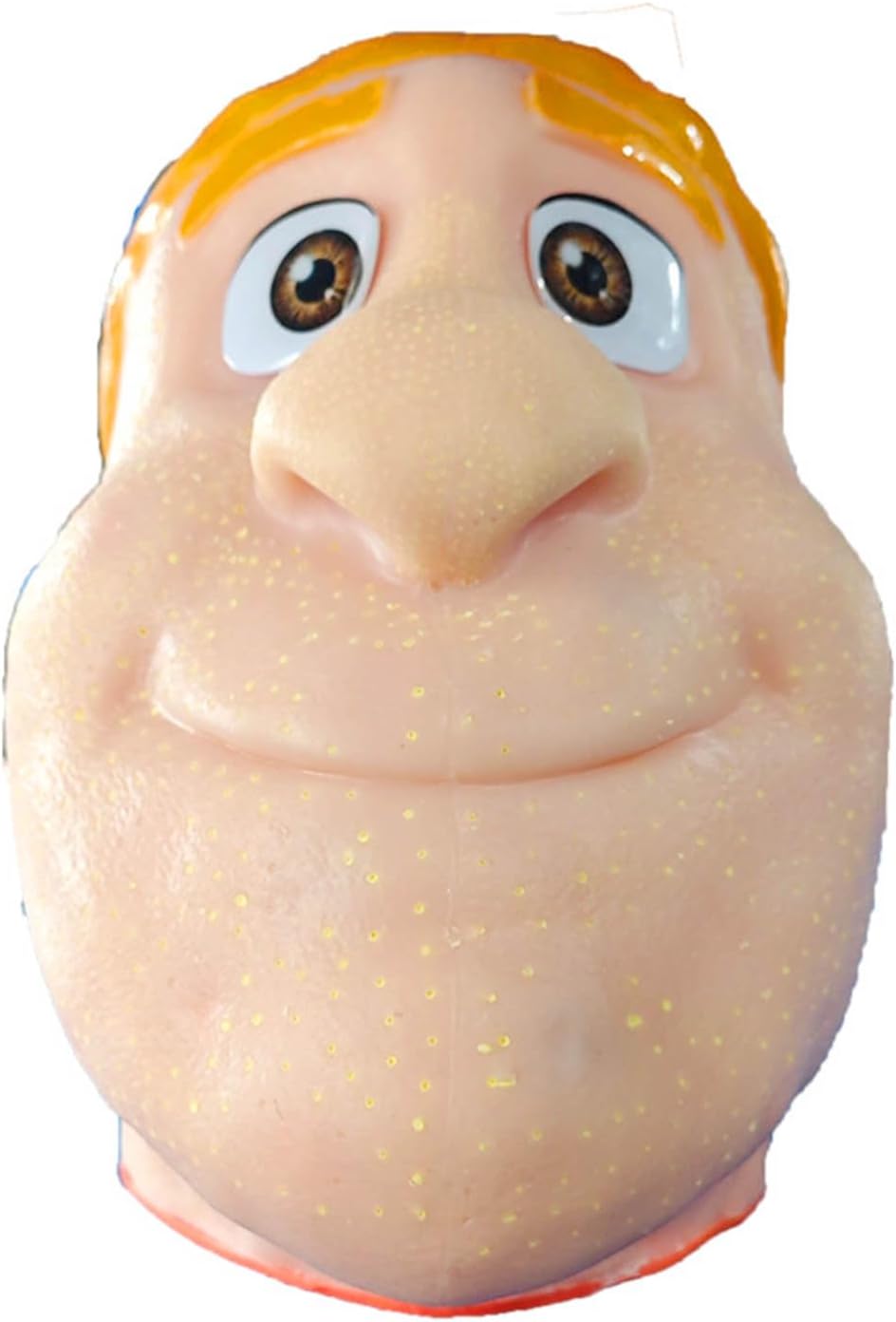 2026 New Refillable Pimple Popping Toy – Big Head Squeeze Toy with Hair for & Anxiety Relief,Realistic Pus Burst Fidget Toy,Silicone Nose Pimple Pal Fun Sensory Toys(Yellow)