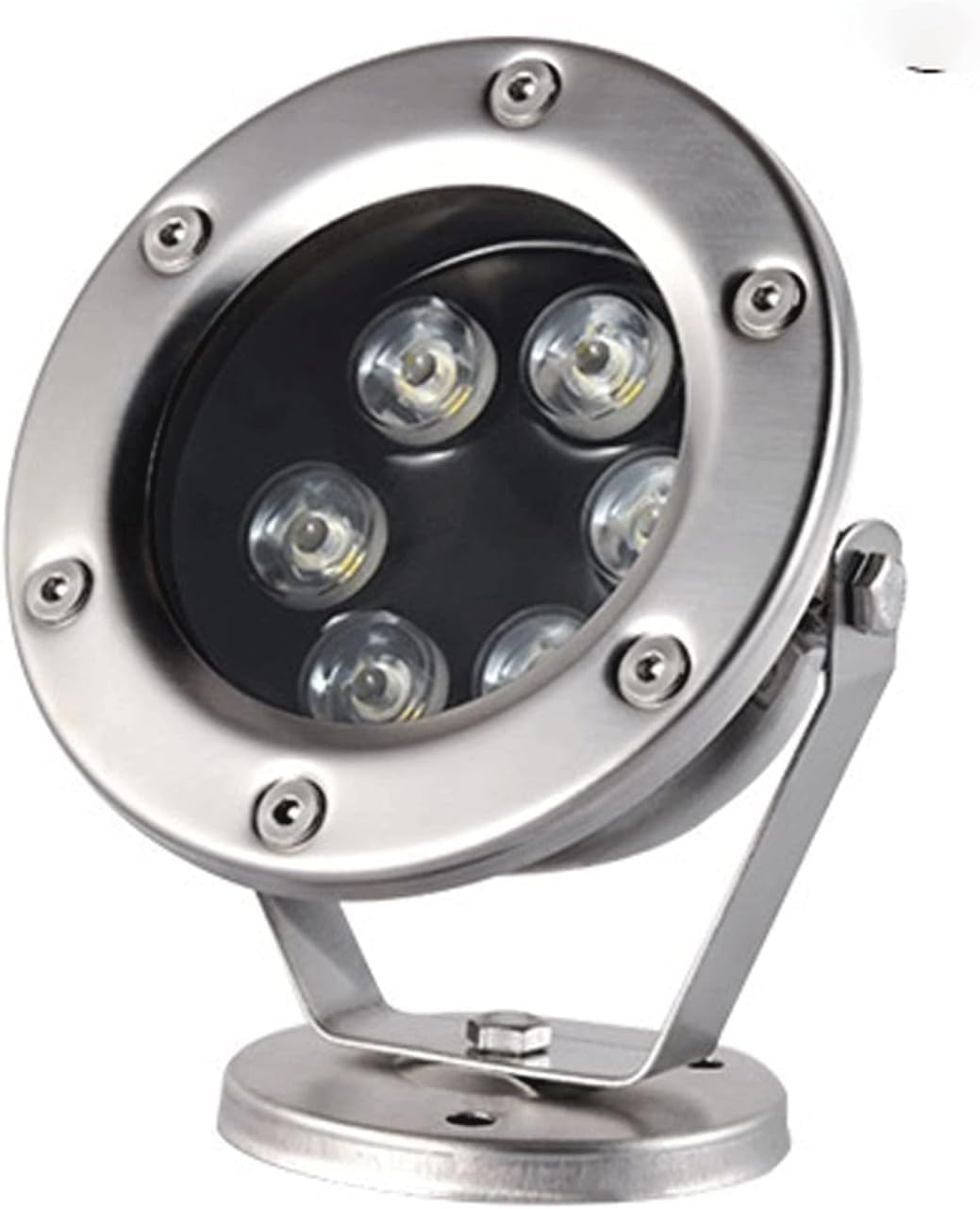 18 W Colorful Landscape Spotlight Suitable for Underwater Fountain Pool Stainless Steel, IP68 Waterproof, Pond, Light Colour Blue-image-2