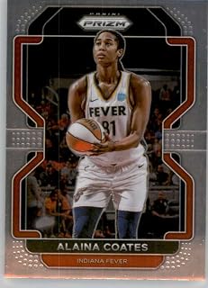 2022 Panini WNBA Prizm #9 Alaina Coates Indiana Fever Official WNBA Basketball Trading Card in Raw (NM or Better) Condition