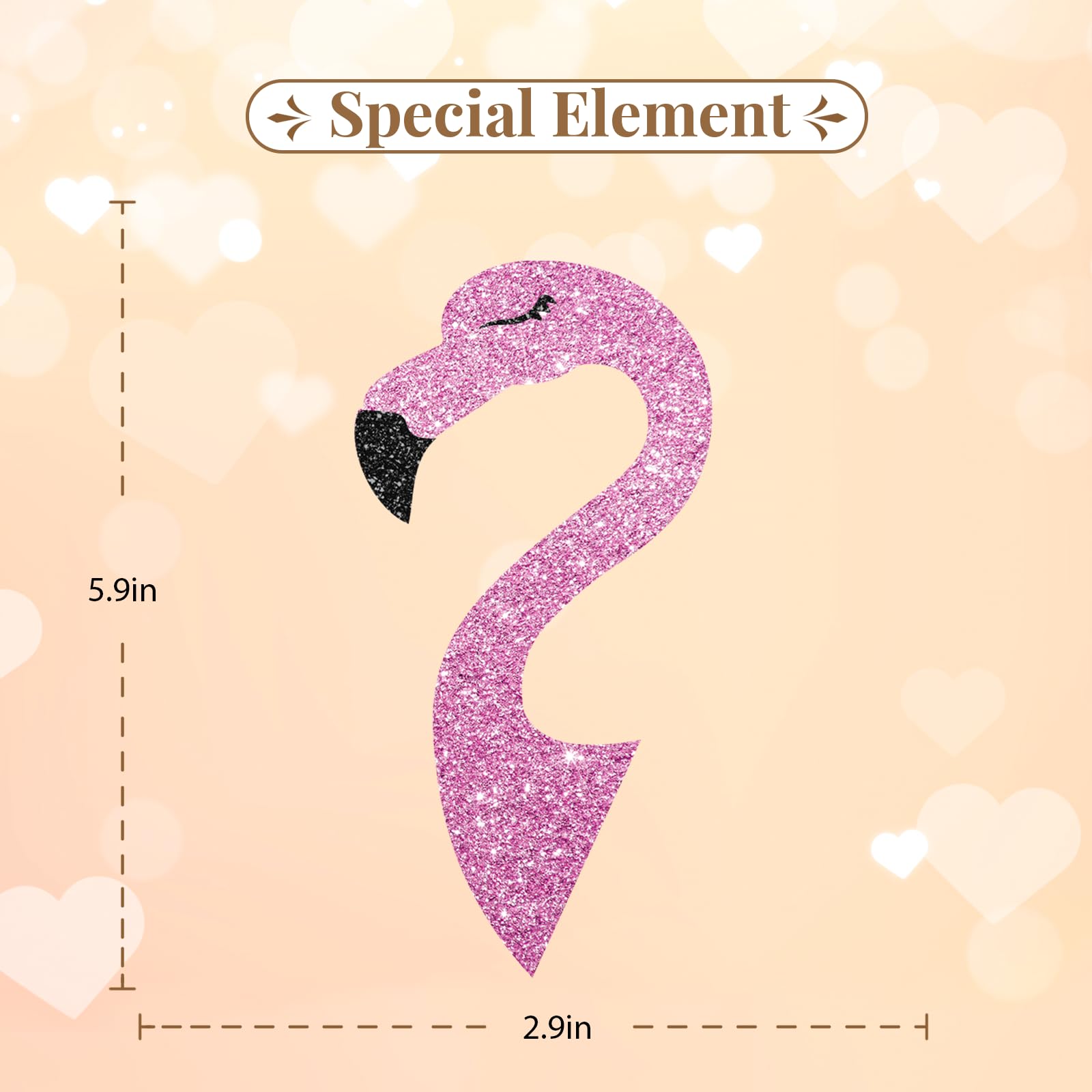 11-teiliges Flamingo-Kuchenaufsatz-Set – Inkl. Happy Birthday Schriftzug, Palmen & Blumen Für Tropische Partys