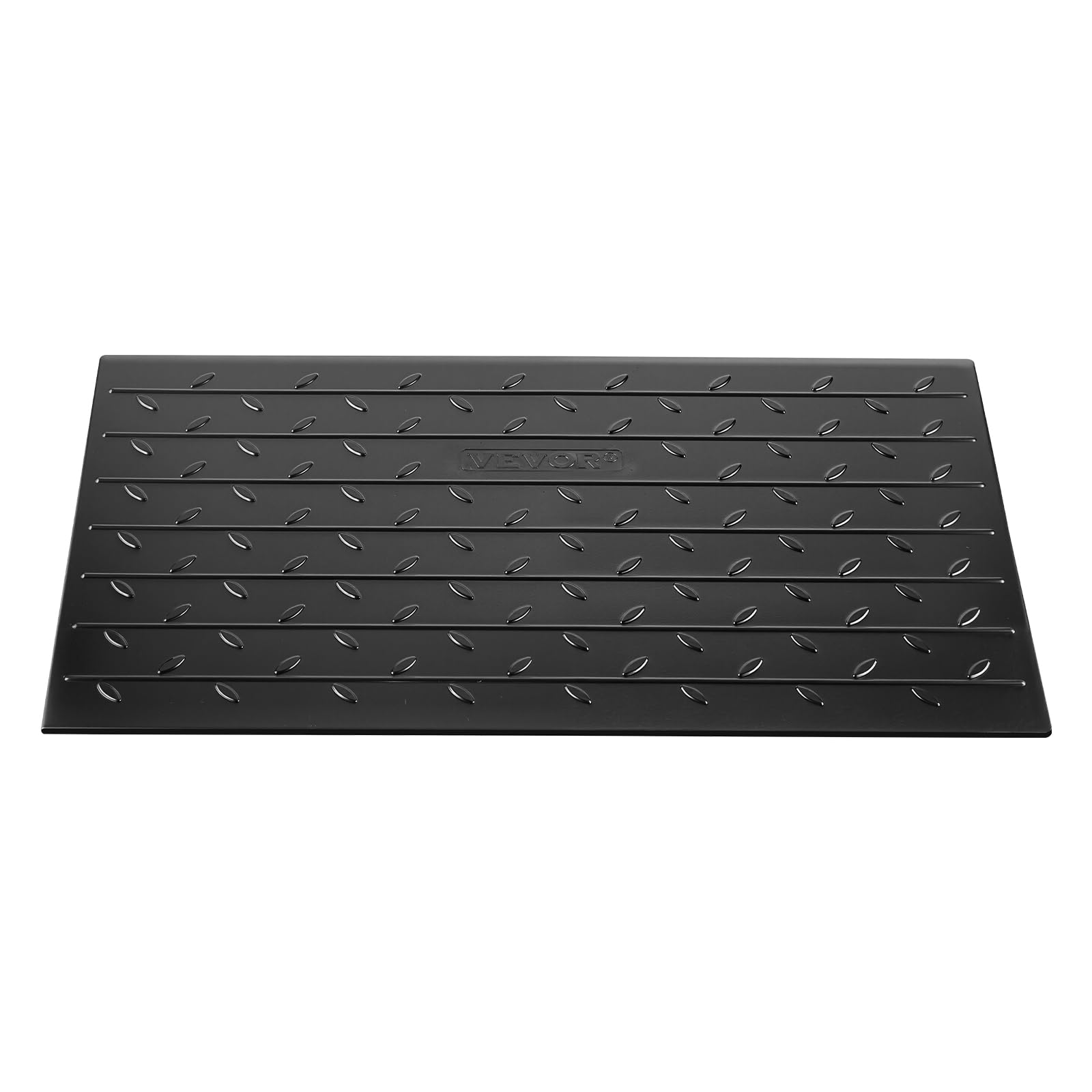 VEVOR Rampa di Soglia in Gomma, Porta con Rampa di Soglia 2,6", Copertura del Cavo a 3 Canali Rampa di Soglia in Gomma Solida, Ingresso Angolato in Gomma Capacità di Carico di 2202 libbre