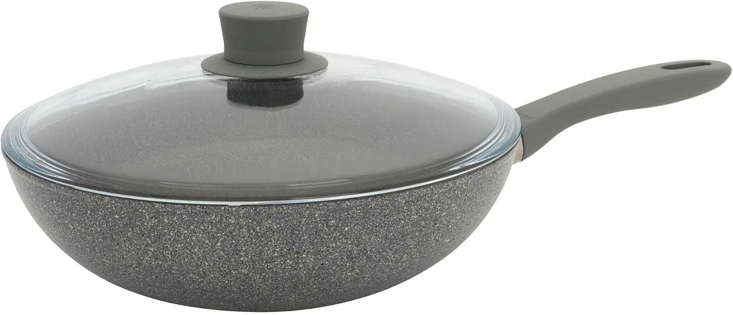 ZWILLING Parma Plus 11-inch Aluminum Nonstick Wok with Lid