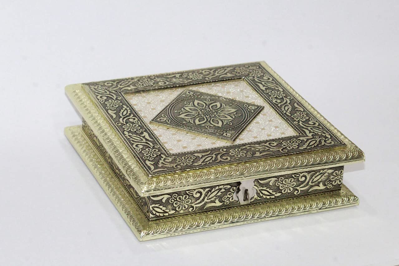 Buy nf NETRA FASHION Decorative Empty Dry Fruit Box Wooden Dry Fruit