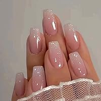 Vista 11 de Uñas postizas francesas largas a presión, uñas postizas mate, uñas postizas de ataúd, uñas acrílicas con graffiti negro, para mujeres y niñas, 24