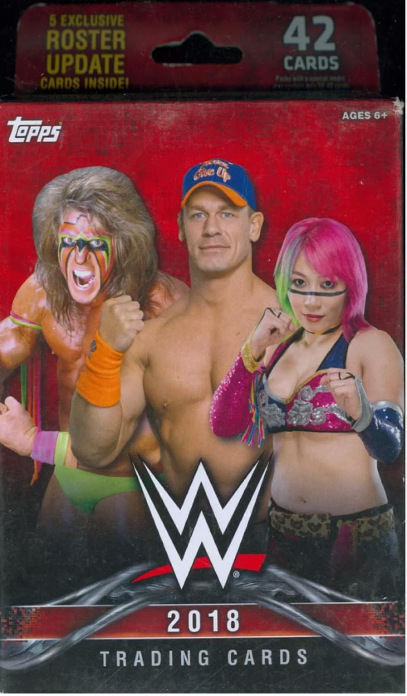 Amazon.com: 2018 Topps WWE Wrestling Factory Sealed Hanger Box 42