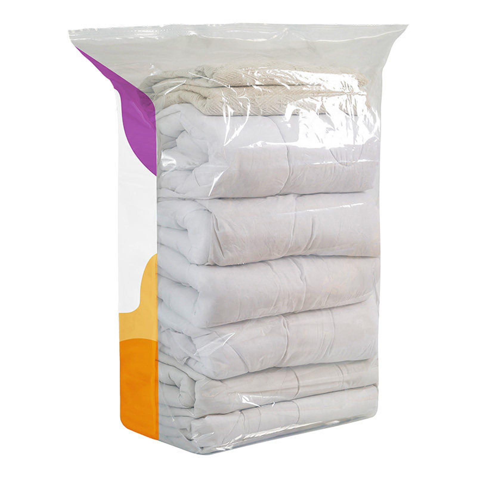 Manual Vacuum Bags for Bedding and Clothing, Space Saving Compression Storage Bags for Travel and Closet Use Daily Vacuum Storage Compression Clothes Bedding Closet Organizer Travel Packing Relocation
