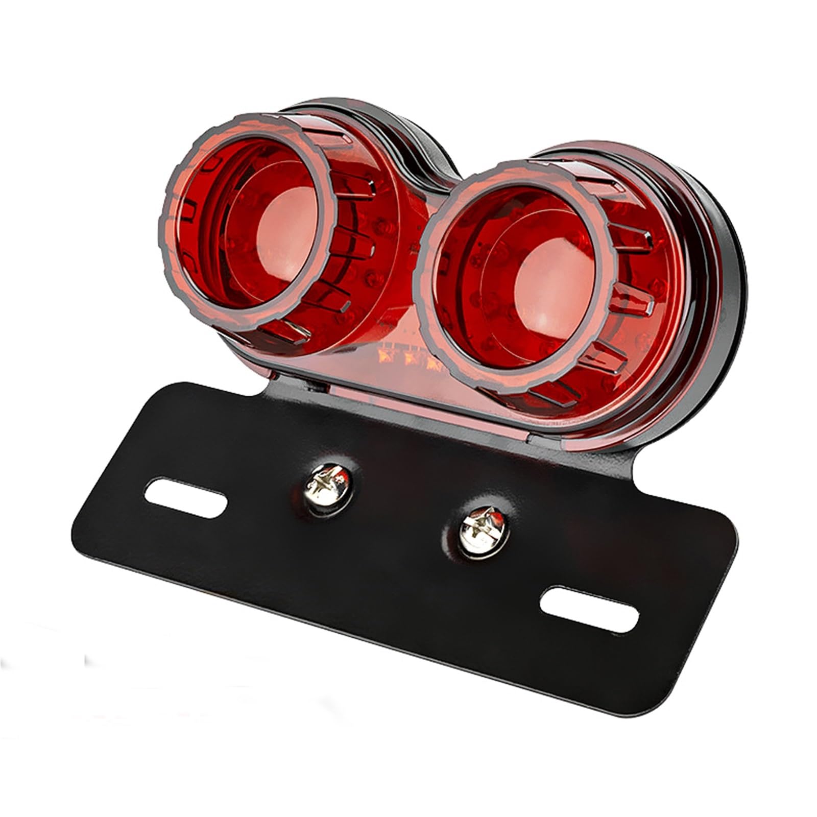 Motocyklowe światła światło hamowania Światło tylne Światło tylne | Kierunkowskazy Wspornik płytowy Lampa hamulca(1 Pcs-Red)