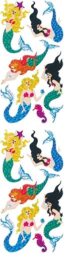 Miniatura 1 de Jillson Roberts - Calcomanías prismáticas, sirenas, 12 unidades (S7316)