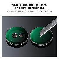 Vista 5 de K&F Concept Filtro de Densidad Neutra Variable ND2-32 de Ajuste por Presión Compatible con DJI Osmo Action 5 Pro, Filtro de Reducción de Luz