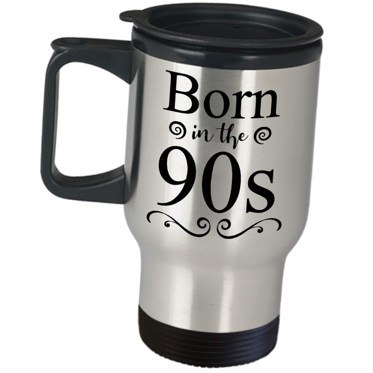 Amazon.com: Born in the 90s 1990 Travel Mug Insulated Coffee Tumbler Funny  Cute Gag Idea Gifts for Men Women Birthday Celebrant Bday Age Years Old  Generation Gen X Y Z Mid Quarter