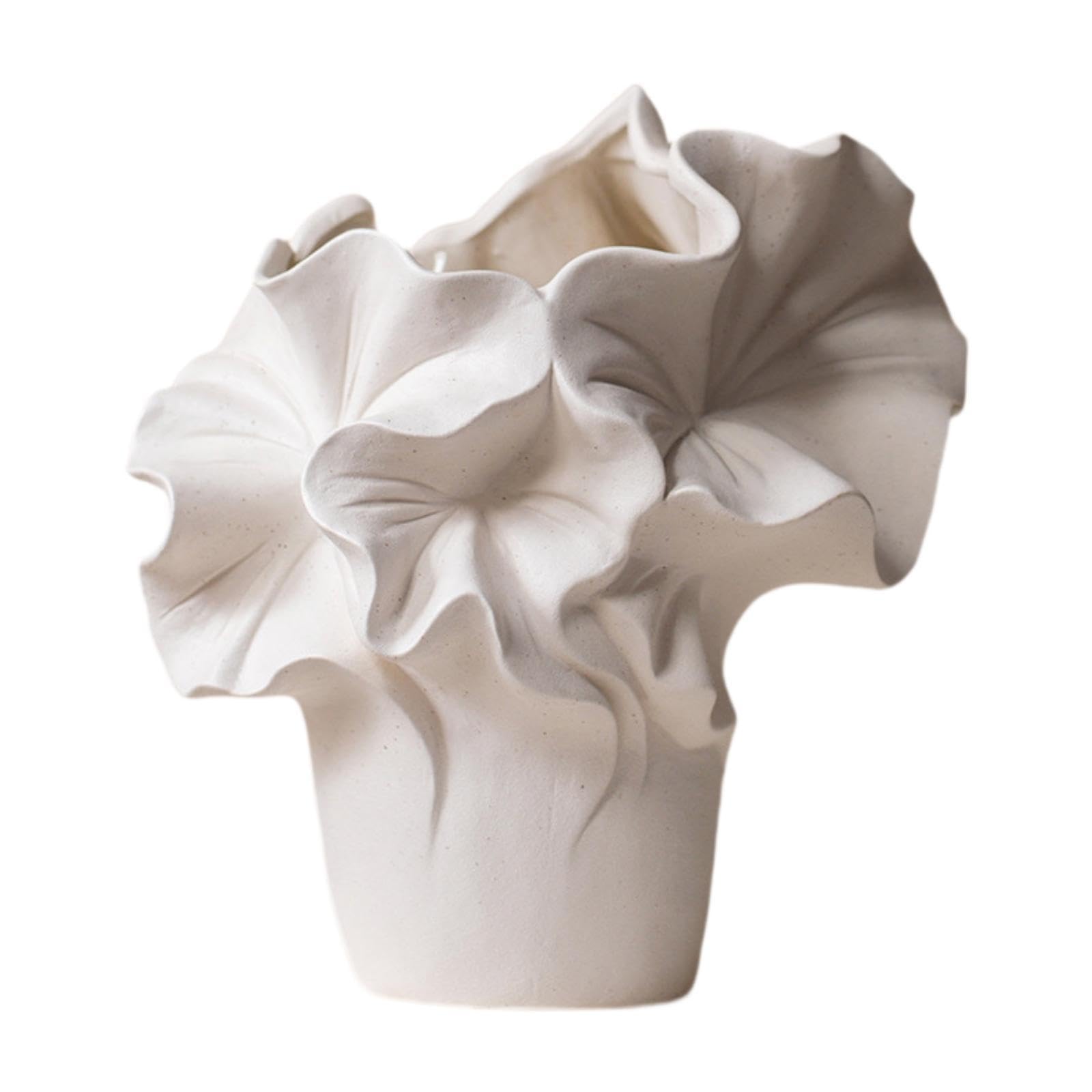 Vase en porcelaine moderne pour étagère et décoration de salon élégante