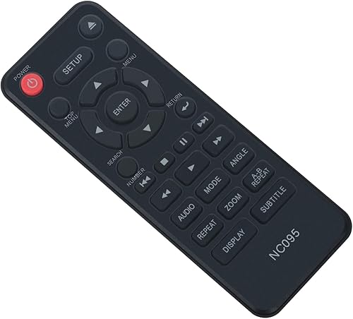 Miniatura 3 de Beyution NC095 NC095UL Reemplazo de control remoto para reproductor de DVD Sanyo FWDP105F FWDP175FA FWDP105 FWDP175F FWDP105FA FWDP105FB