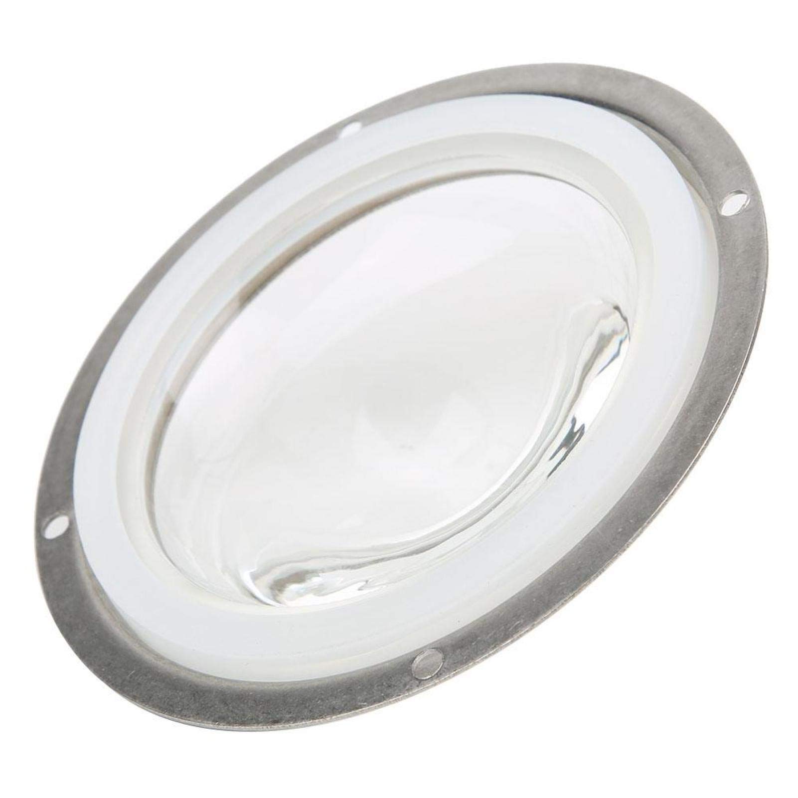 Condensateur LED Plano Convexe Lentille en Verre 100mm avec Support Fixe pour LED de 20W à 200W