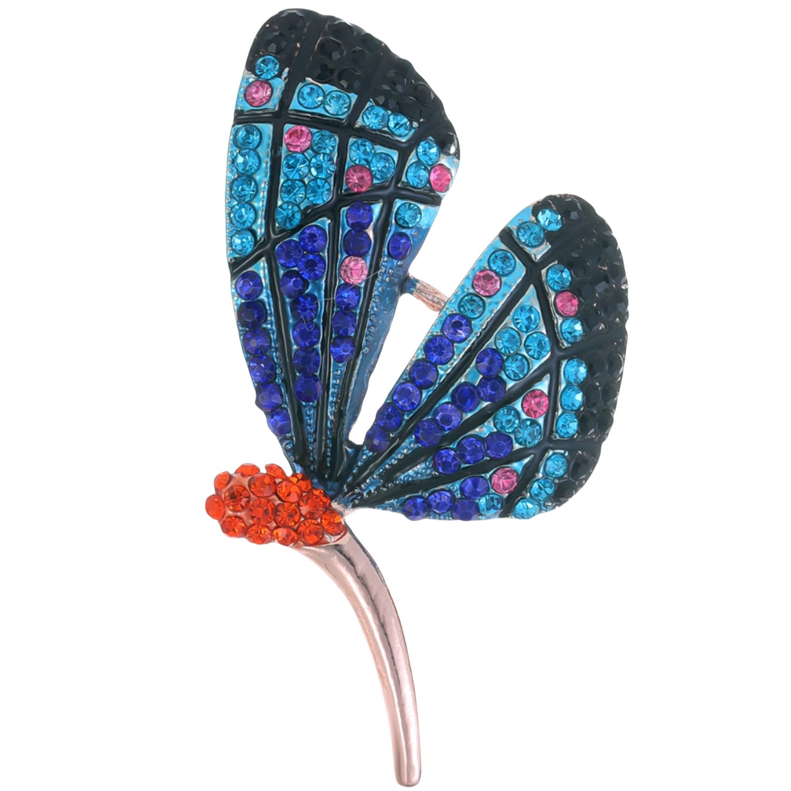 FAIRYGATE Brooch Pins Retro Crystal Rhinestone Brooches for Shirt Collar Decoration, B20 — view 12