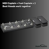 Vista 5 de Paint Audio Interruptor de pie Capitán Dual Salidas Pedal de expresión Multi-efectos Compatible para conexión punta/anillo