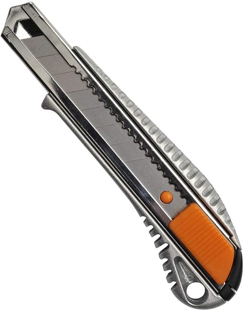 Fiskars Profesjonalny nóż do metalu, 18 mm, Pomarańczowy/metal, 1004617