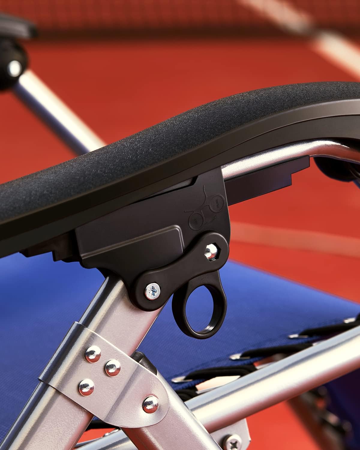 Zero Gravity Chair, Patio Lawn Chairs with Adjustable Headrest and Cup Holder Trays Reclining Chair Set of 2 for Camping Backyard Beach, Blue : Everything Else