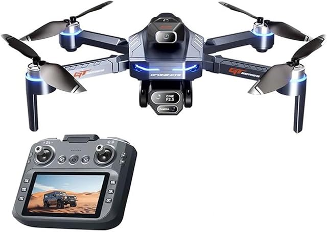 6k,Triple Battery,GT8 Drone 4K Professional 6K Camera Aerial FPV Avoiding Obstacle with Large Screen Remote Control Folding RC Drone