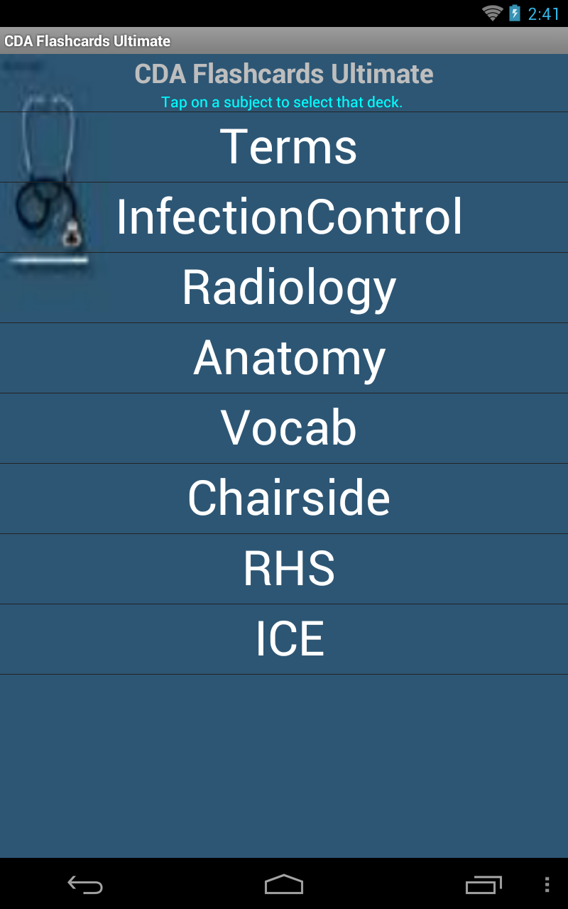 CDA Flashcards Ultimate - App on Amazon Appstore