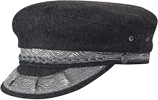 Country Gentleman Authentic Greek Wool Cap Grey, 7 3/4