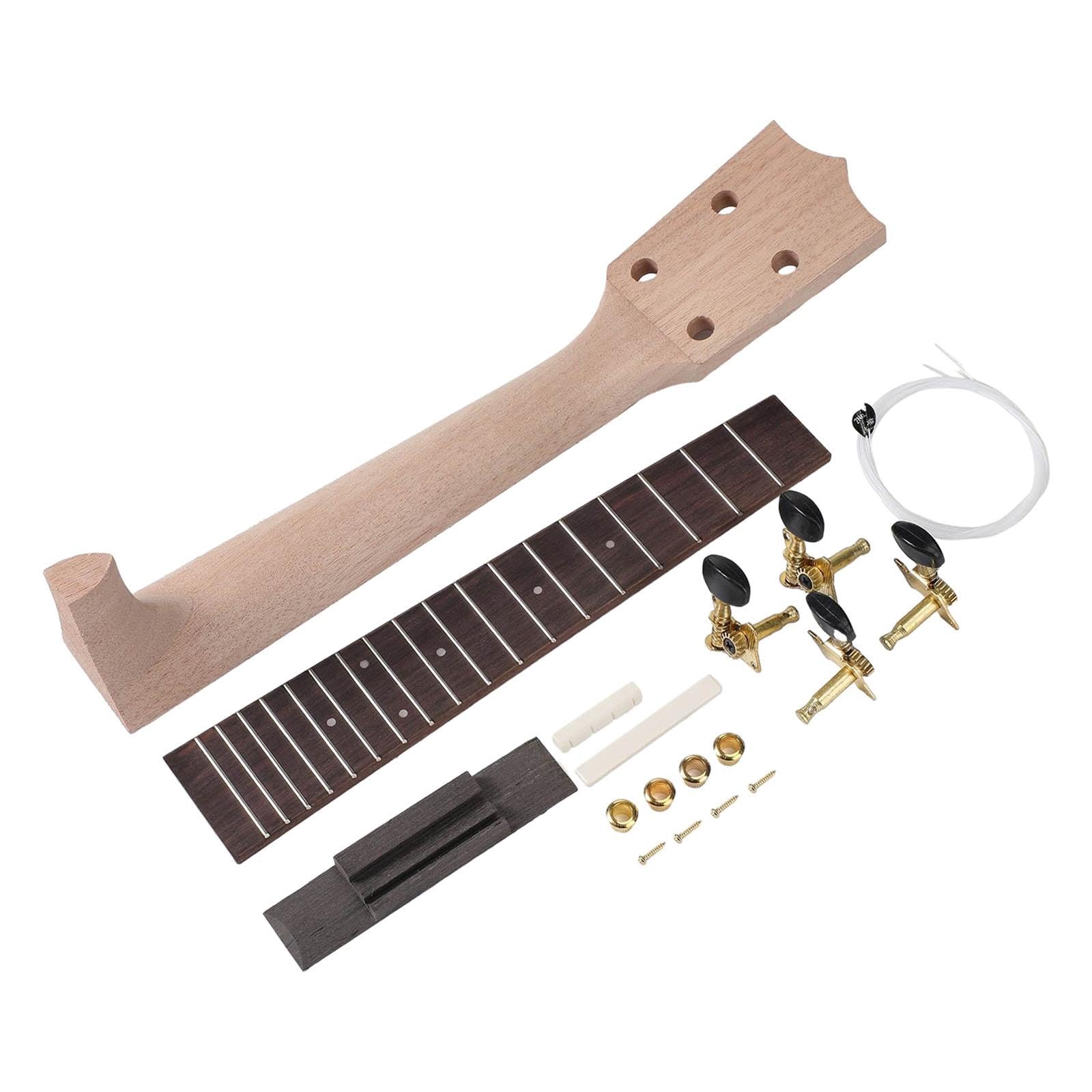 Kit Fai Da Te per Ukulele, Parti di Ukulele Non Finite, Manuale di Artigianato, Progetti di Artigianato Da Regalo, Accessori per Strumenti Musicali Pe, 26 Inch