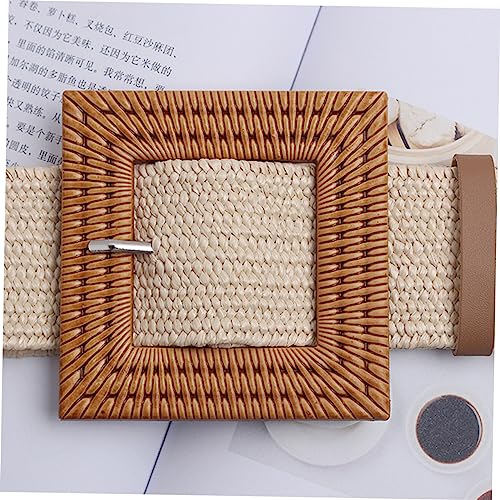 1pc Women's Belt Waist Belts for Women for Dresses Black Sash Elastic Belt for Women Retro Waist Belt4