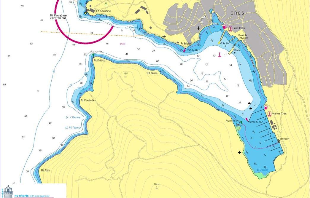 NV-CHARTS Kit HR 1. NV Atlas Croatia - Trieste to Vodice