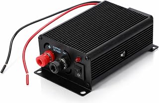 【大容量65A】 DCDCDC转换器 24V→13.8V 附带冷却风扇 装饰 转换器 变压器 卡车 船舶 大型车 无线机 稳定电源 静音设计
