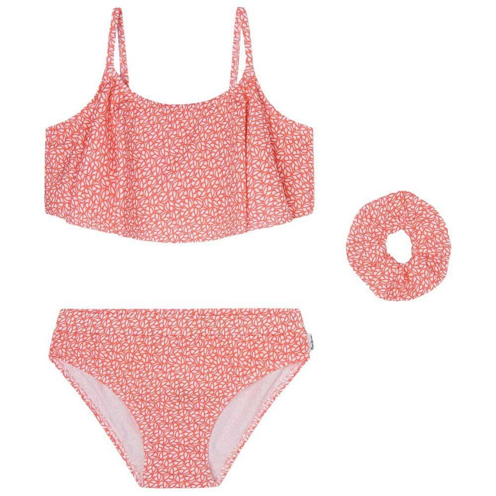 Pepe Jeans Mädchen P Print Bikini Set Two Piece Swimsuit