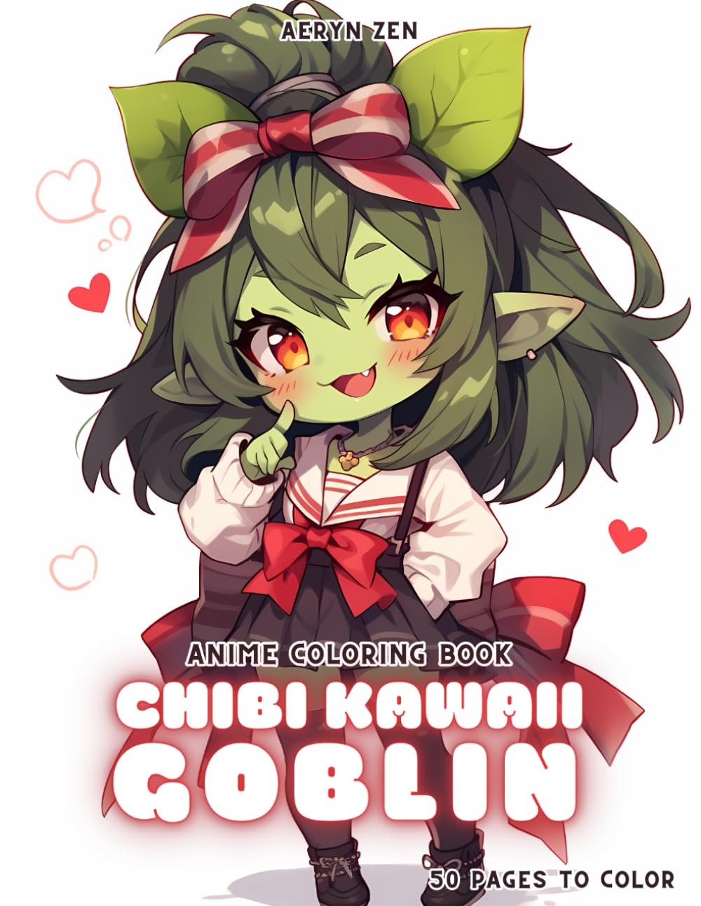 Anime Coloring Book: Chibi Kawaii Goblin