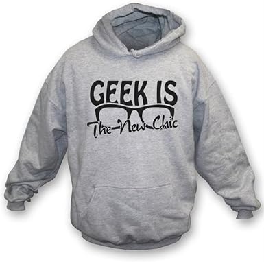 El friki es la nueva sudadera con capucha elegante, gris del color : Amazon.es:  Ropa