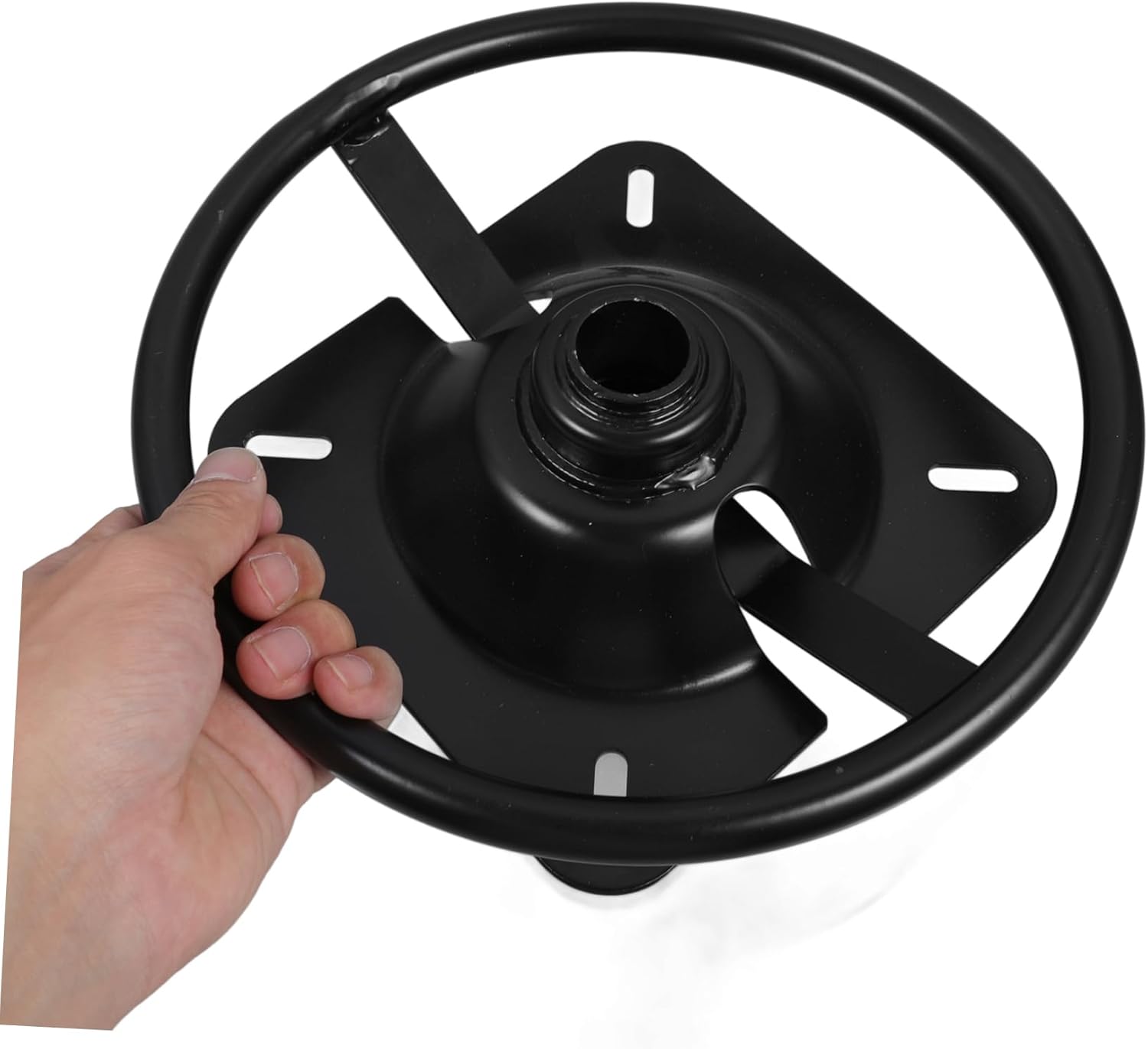 Swivel Chair Base Replacement for Office and Gaming Chairs Heavy Duty Plate Glide Functionality for Enhanced Comfort and Stability