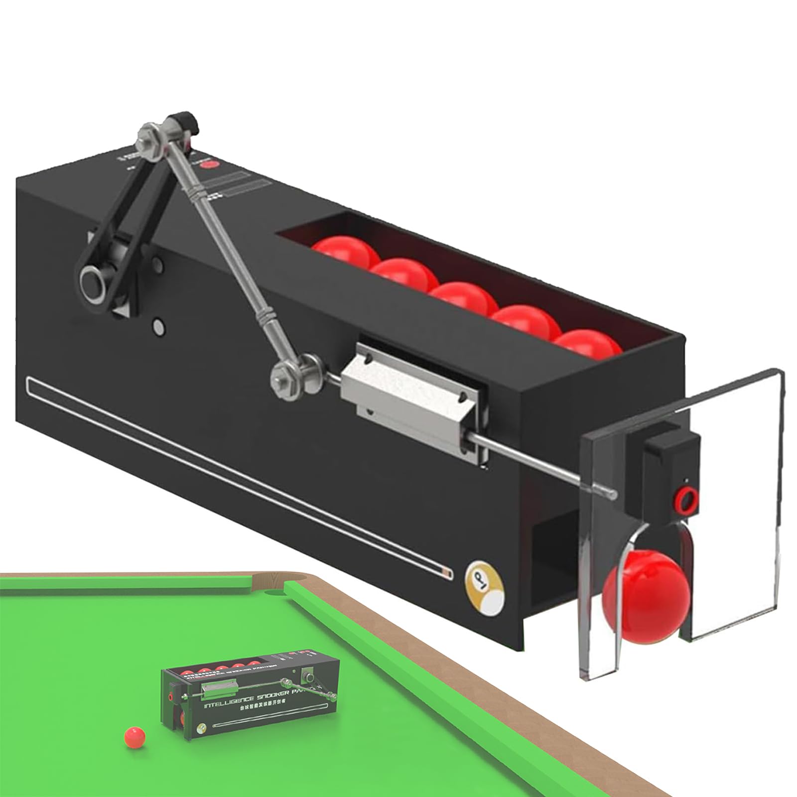Eiwitany Automatic Snooker Ball Feeder & Launcher - Billiard Training Aid for Improved Accuracy, for Pool Practice and Skill Development