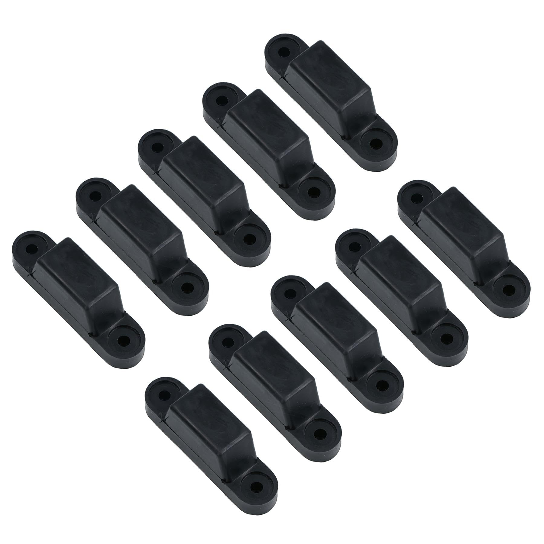 38mm Rubber Top Hat Standoff Buffer Bumper Pad Stop Tailboards Trailers 10pc