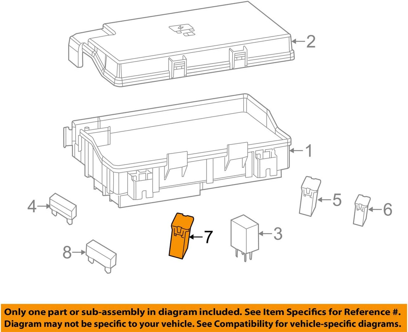 MOPAR 68021185AA - Fuse