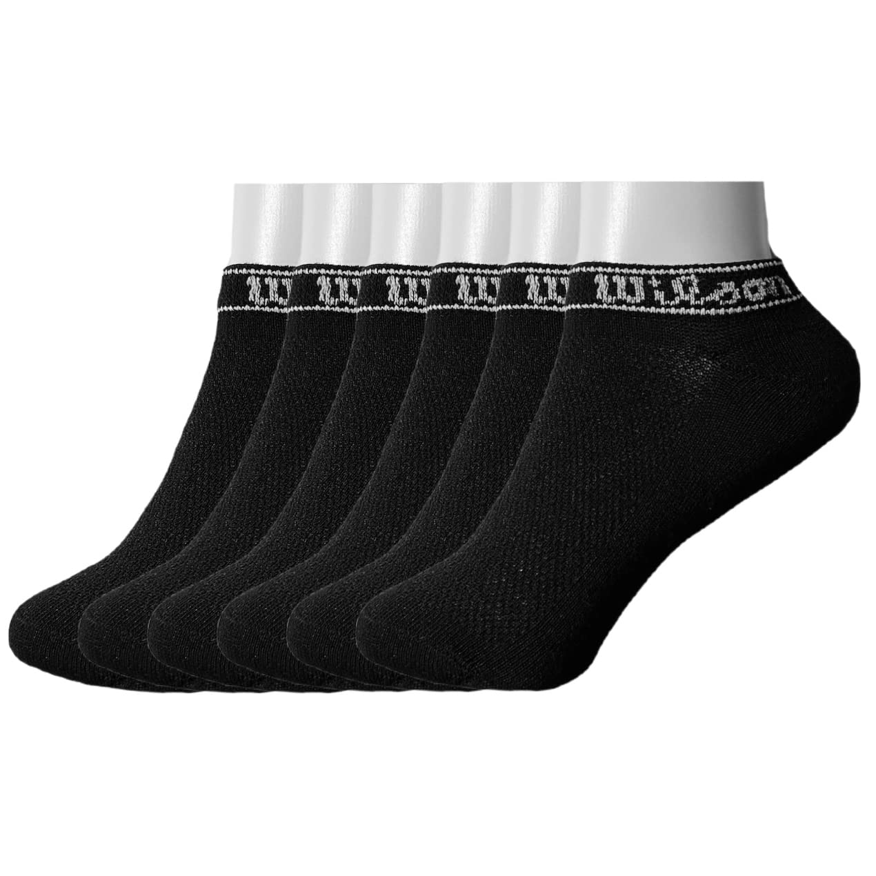 WILSON Men's Athletic Moisture Wicking Low-Cut Socks, 5 Pack Multipack