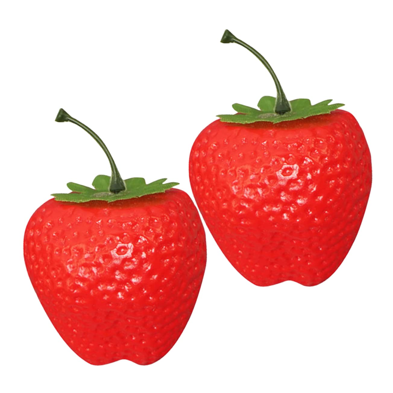 ORFOFE 2pièces Ornements Façade De Fraise Artificielle Modèle De Fraise Simulée pour Décoration Et Photographie