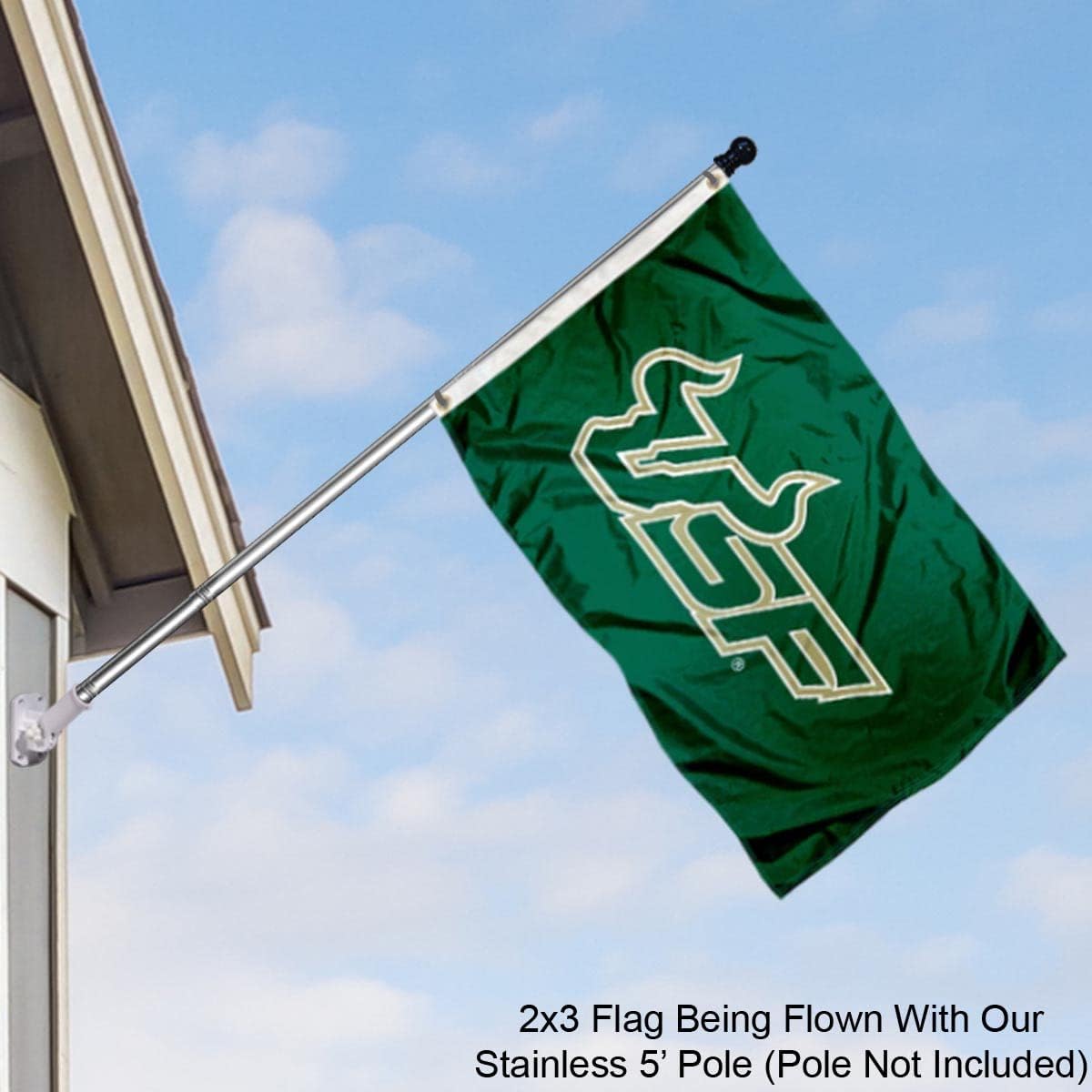 South Florida Bulls 2x3 Foot Flag - Image 3