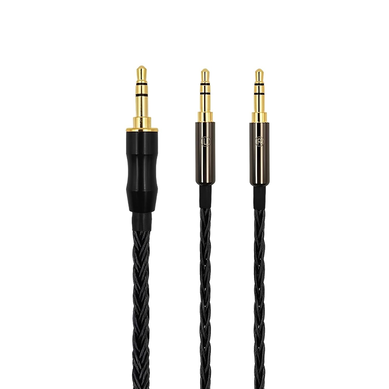 16-Strand 4.4mm 3.5mm 2.5mm 6N OCC Balanced Cable 4.9ft Compatible with S0NY MDR-Z7 Z1R DENON D7100 D7200 Beyer T1 T5P HIFIMAN Ananda Sundara HE6se HE560 HE400se HE1000se Arya Earphones