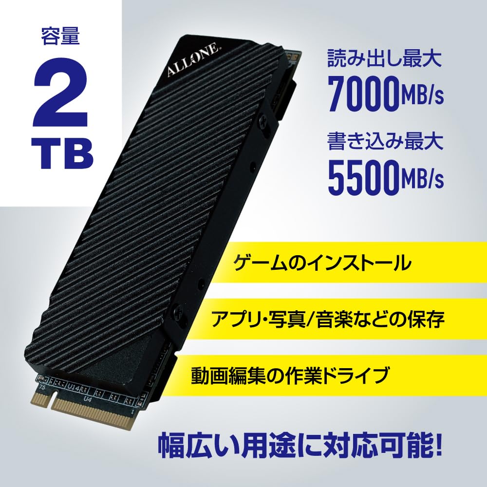 Amazon.com: アローン(Allone) Alone ALGA-P5M2SD2T36 PS5 Internal M 