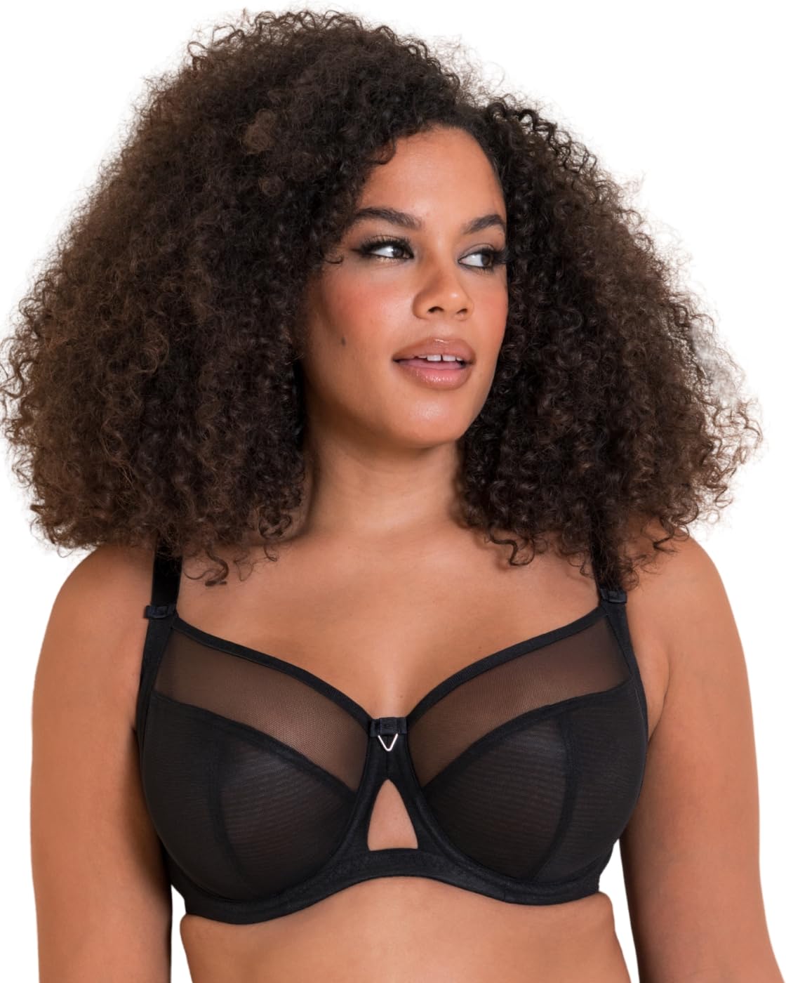 Curvy Kate Victory Side Support Balcony Bra Black 32G