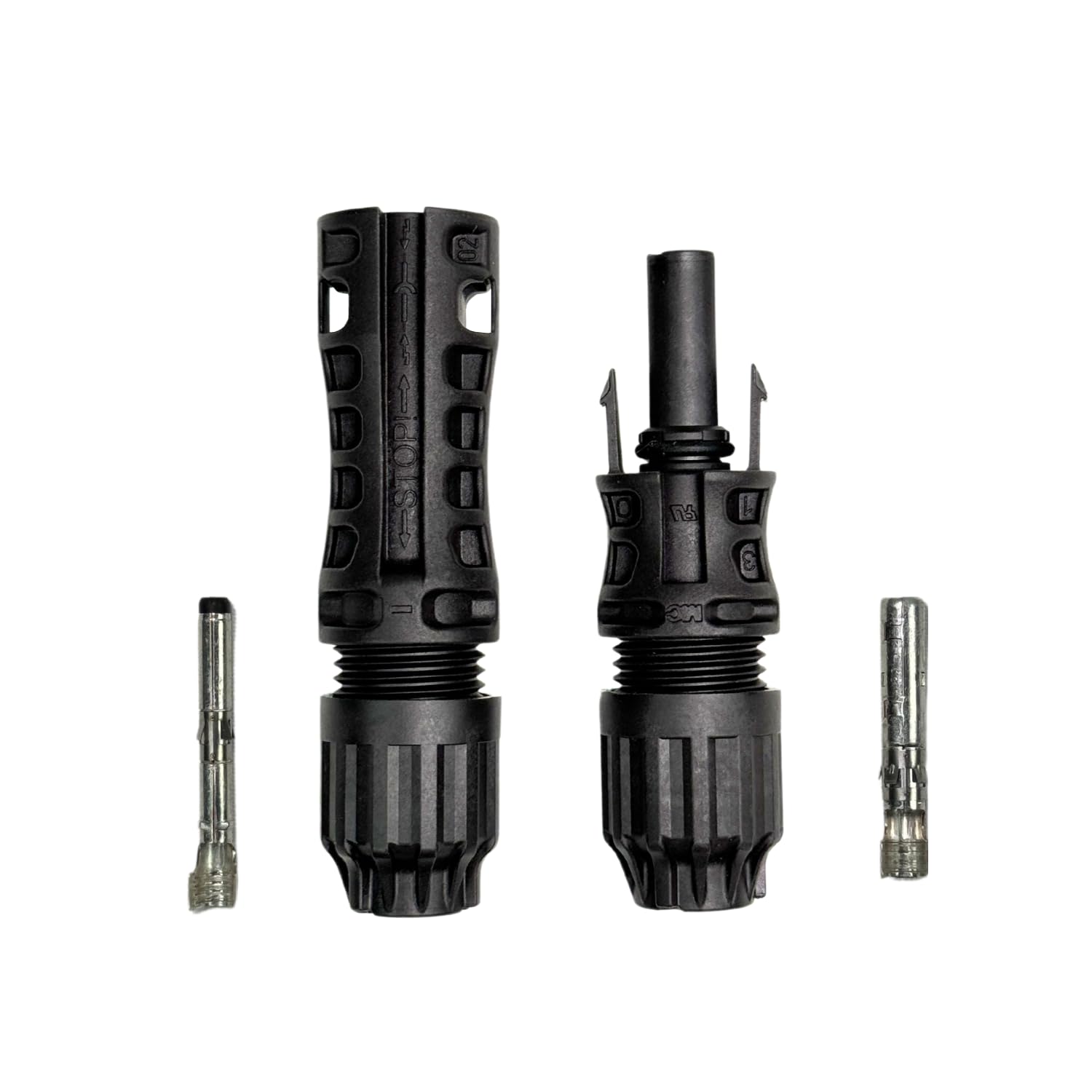 Stäubli MC4 EVO 1500V | 10x Stecker & Buchse für 4-6mm² Solarkabel | Solarstecker MC4 | PV Stecker MC4 | Solarstecker-Set | IP67 | 4-6mm² | MULTILAM Technologie | Hochleistung 1500V