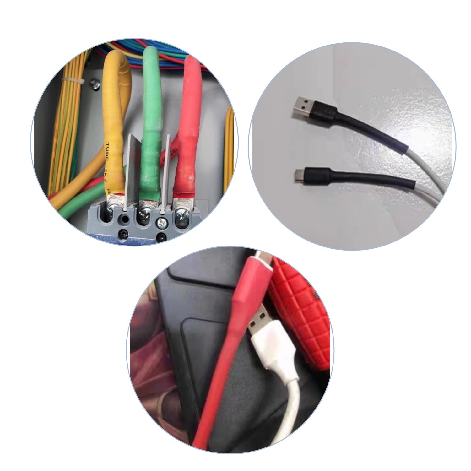 熱収縮チューブ PE材質 絶縁チューブ 防水 シュリンクチューブ Amazon.co.jp: 熱収縮チューブ 絶縁チューブ 防水 チューブ 白