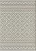 the carpet Calgary - Outdoor Teppich Wetterfest für Balkon & Terrasse, Robuster Flachgewebe Teppich für Garten, Pflegeleicht In- & Outdoor, Boho Vintage Design, Beige, 200 x 280 cm