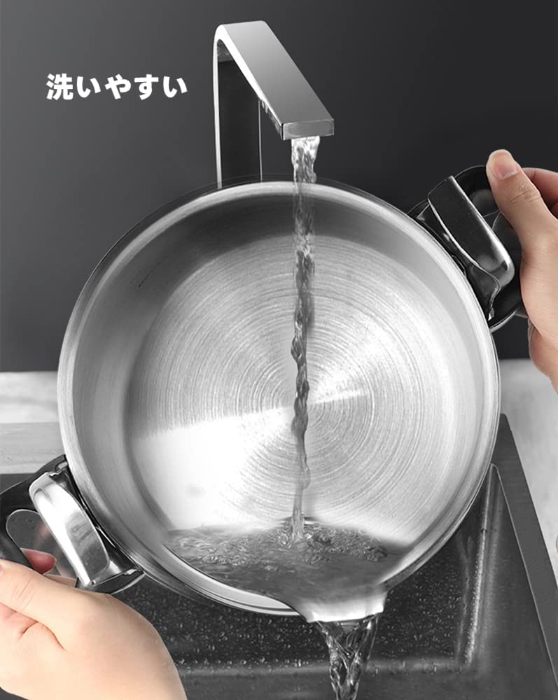 Amazon | 圧力鍋 304ステンレス鋼圧力鍋 圧力調理器 迅速で簡単