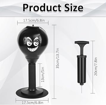 Rage Bag, Desktop Punching Bag, Boxing Bag Speed Ball, Suction Punch Bag, For Rage Relief, Boxing Training Ball, Mood Relief Boxing Punch Ball For Wall, Tile, Table (black)